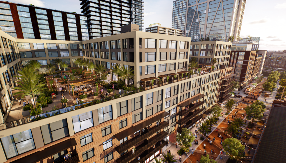 Gasworx tops out largest residential building