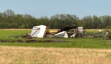 Structures damaged, power lines down in Miami County after severe storms