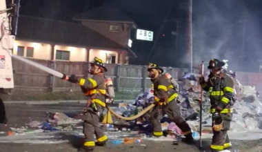 Lithium batteries likely cause of Jacksonville trash truck fire
