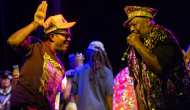 FAMU, FSU Omegas perform on stage with George Clinton