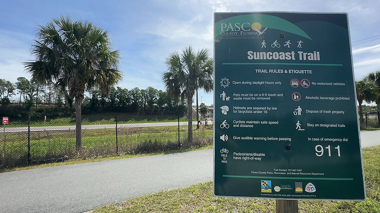 A project focused on improving pedestrian and cyclist safety along the Suncoast Parkway is underway. Pedestrian overpasses are coming soon for the Suncoast Parkway Trail at SR-54 and SR-52. Providing safety to those trying to cross the road. (Spectrum News)
