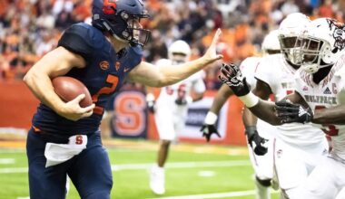 Who was the last quarterback signed, developed and retained by each ACC team?