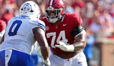 Miami Dolphins trade down, select Alabama OT Kadyn Proctor with pick No. 12 in 2026 NFL Draft