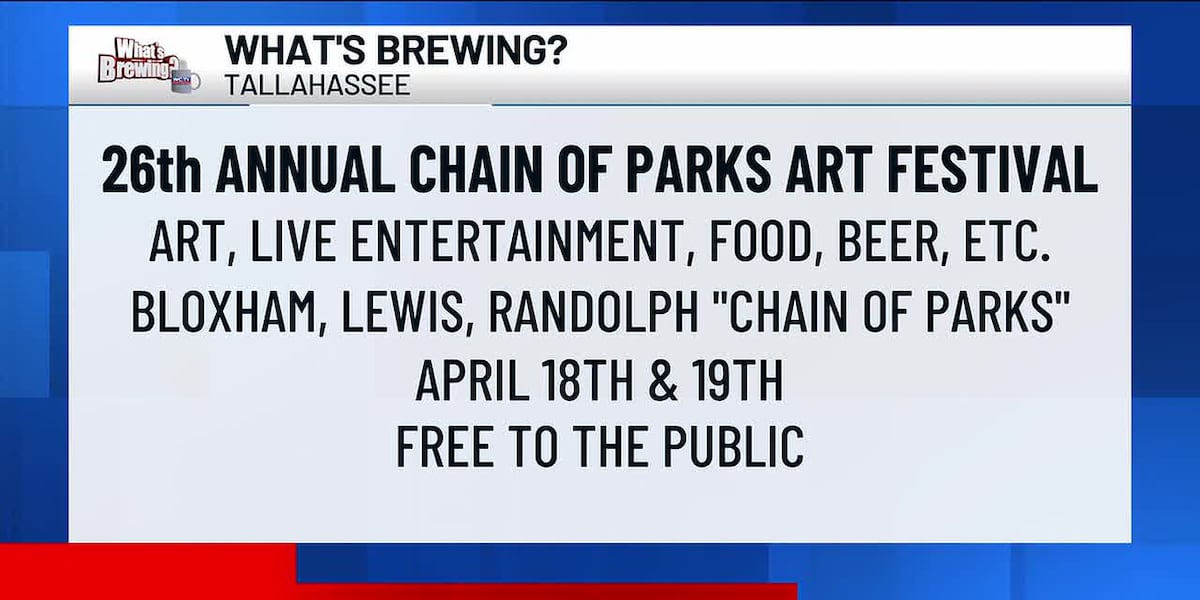 What’s Brewing - 26th annual Chain of Parks Art Festival