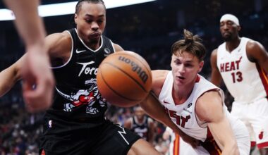 An analysis of Thursday night's Miami Heat-Toronto Raptors