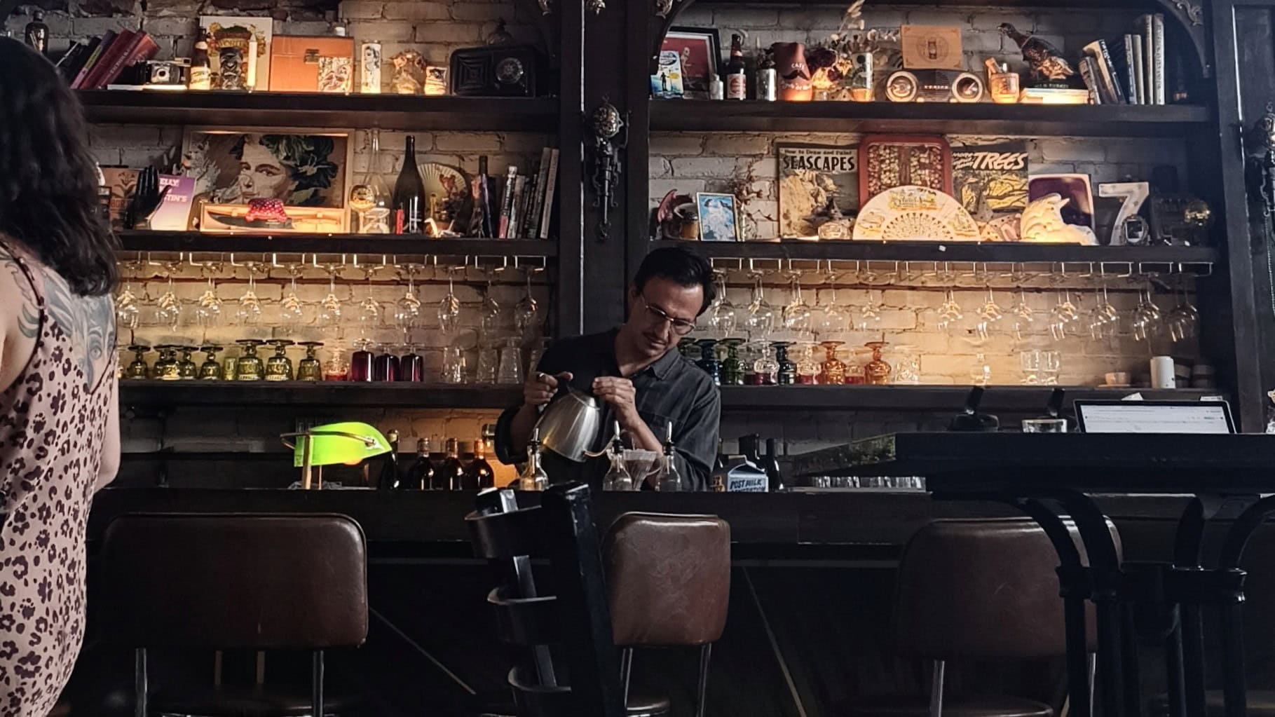 Espresso by day and wine by night in one beautiful space