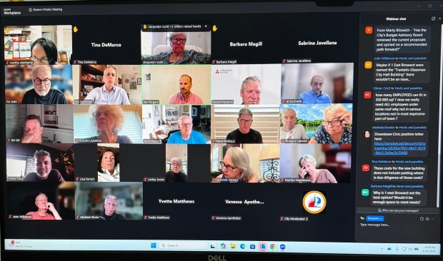 Many city residents joined an April 20 Zoom call with Fort Lauderdale Commissioner Ben Sorensen, all of them opposed to the plans for a pricey new City Hall.