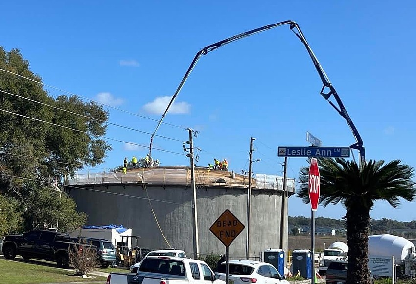 City of Ocoee updates new reclaimed water tank construction hours