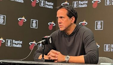 Miami Heat hold season-ending media session at Kaseya Center