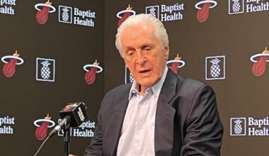 Miami Heat president Pat Riley says he's not leaving