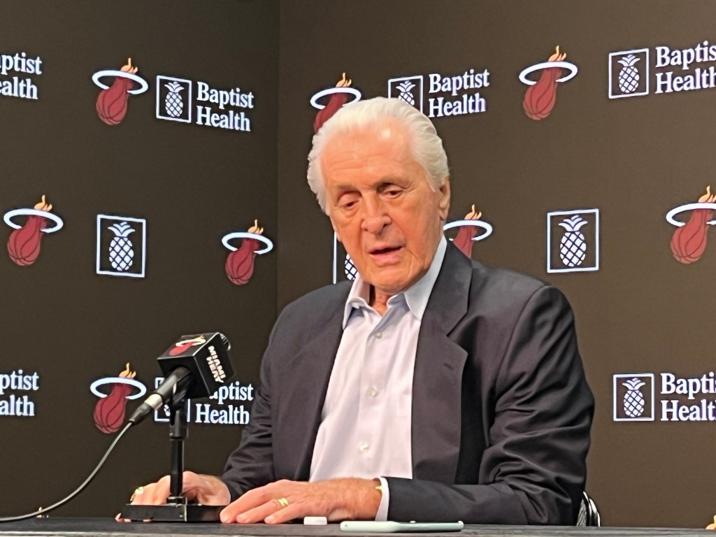 Miami Heat president Pat Riley says he's not leaving