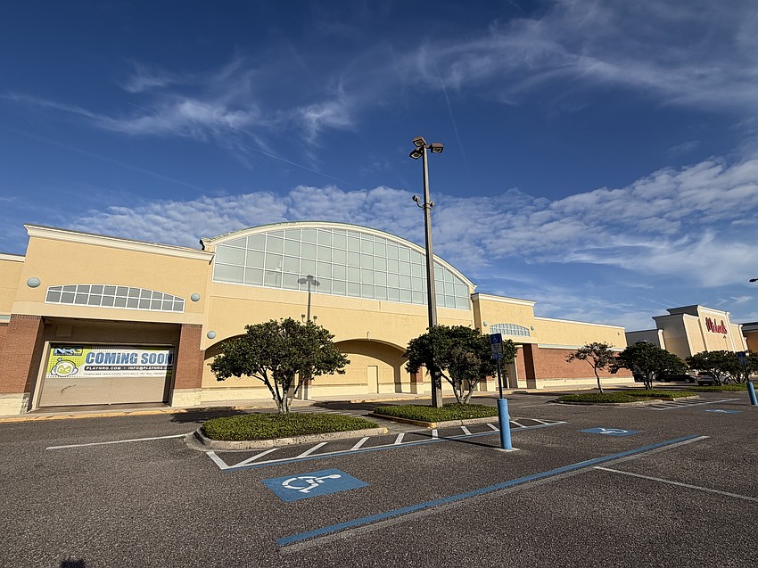 The closed 80,000-square-foot Bealls store in Southside Commons is planned to become NRG Adventure Park, according to a sign in the window. The closed 80,000-square-foot Bealls store in Southside Commons is planned to become NRG Adventure Park, according to a sign in the window.