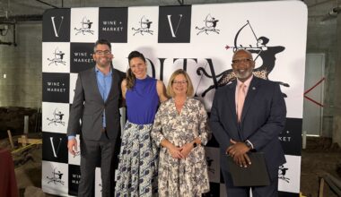 Red Apple breaks ground on 400 Central’s first retailer
