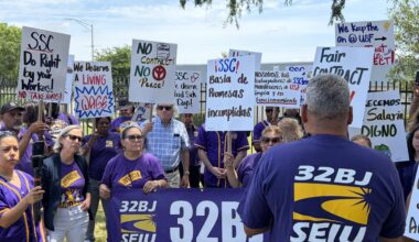 University of South Florida custodial workers rally against contractor during negotiations