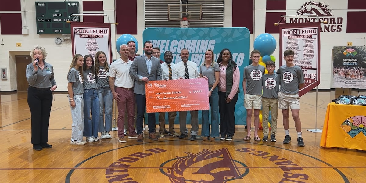 World Athletics Cross Country Championships funds $10K donation to Leon County Schools’ sports programs