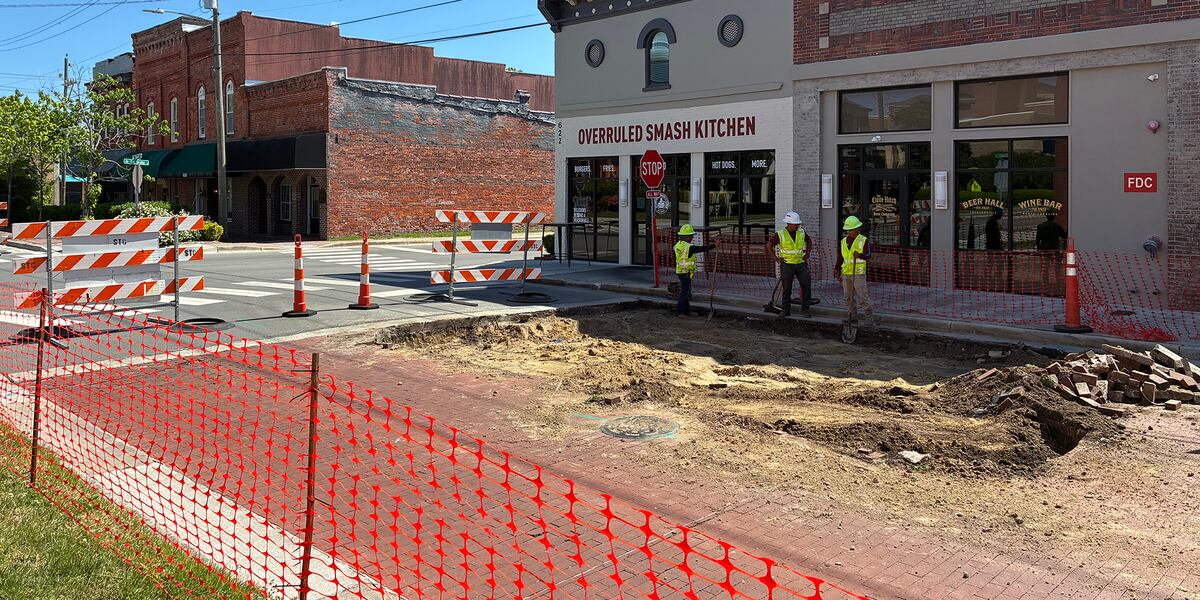 Court Street construction begins in downtown Jacksonville