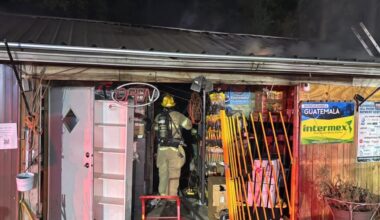 Structure catches fire on West Tennessee Street overnight Thursday, no injuries reported