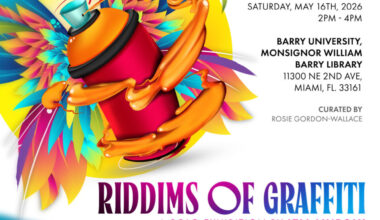 DIASPORA VIBE CULTURAL ARTS INCUBATOR PRESENTS ‘RIDDIMS OF GRAFFITI, ’A SOLO EXHIBITION BY IZIA LINDSAY
