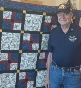 Local Veteran Honored With Quilt of Valor - Beach Talk Radio News