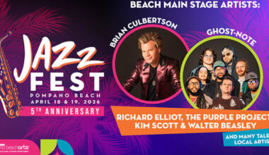 JAZZ FEST POMPANO BEACH To Return for 5th Year with Brian Culbertson, Ghost-Note and More