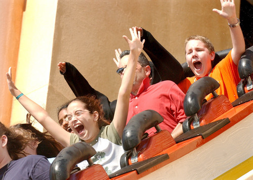 No. 21 on Dewayne Bevil's Top 50 Orlando Theme Park Attractions. Journey to Atlantis, SeaWorld Orlando. It's a water ride! It's a coaster! No, now it's a water ride! It's really both -- tricky. (Also: Note the post-ride aquarium area of gift shop).