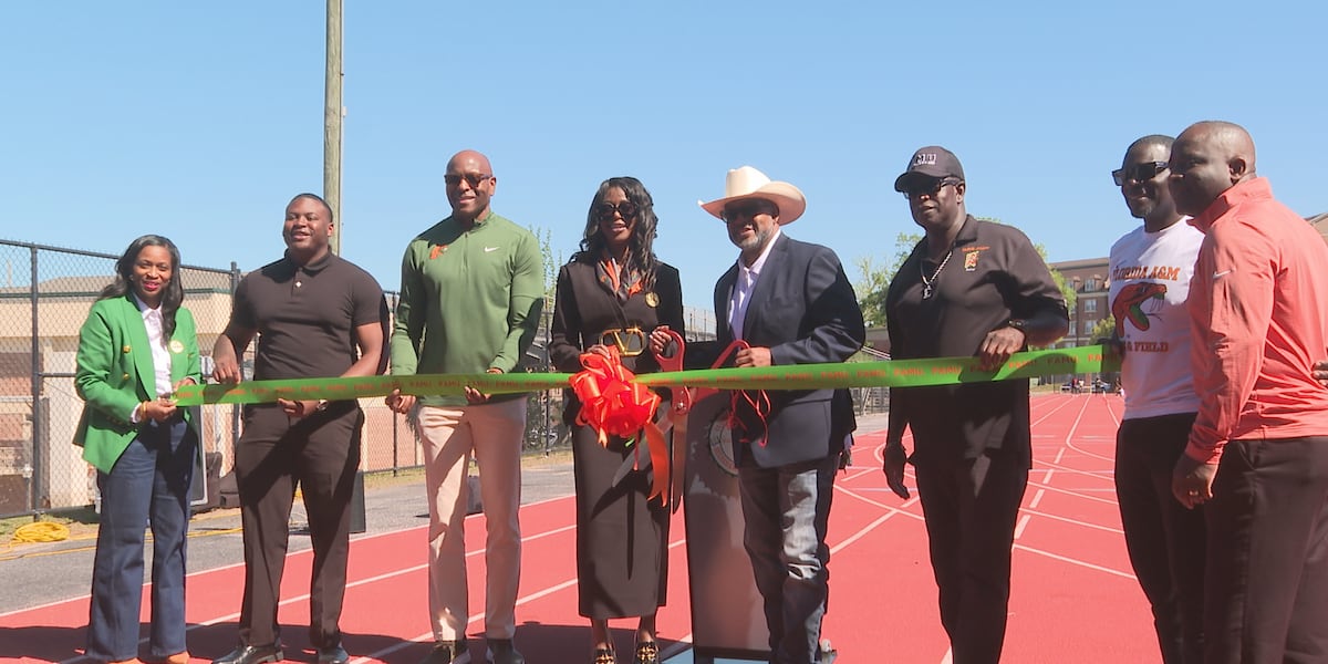 Florida A&M track and field team gifted a new canopy