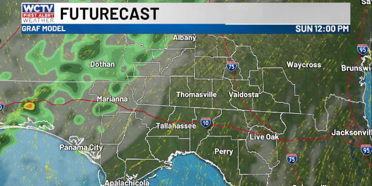 Tracking an Easter Sunday cold front 🐰