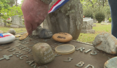 Vietnam Veteran visits fallen comrade every year on April 8th