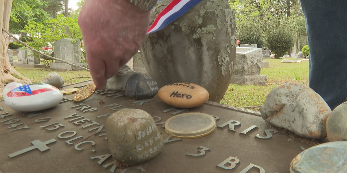 Vietnam Veteran visits fallen comrade every year on April 8th