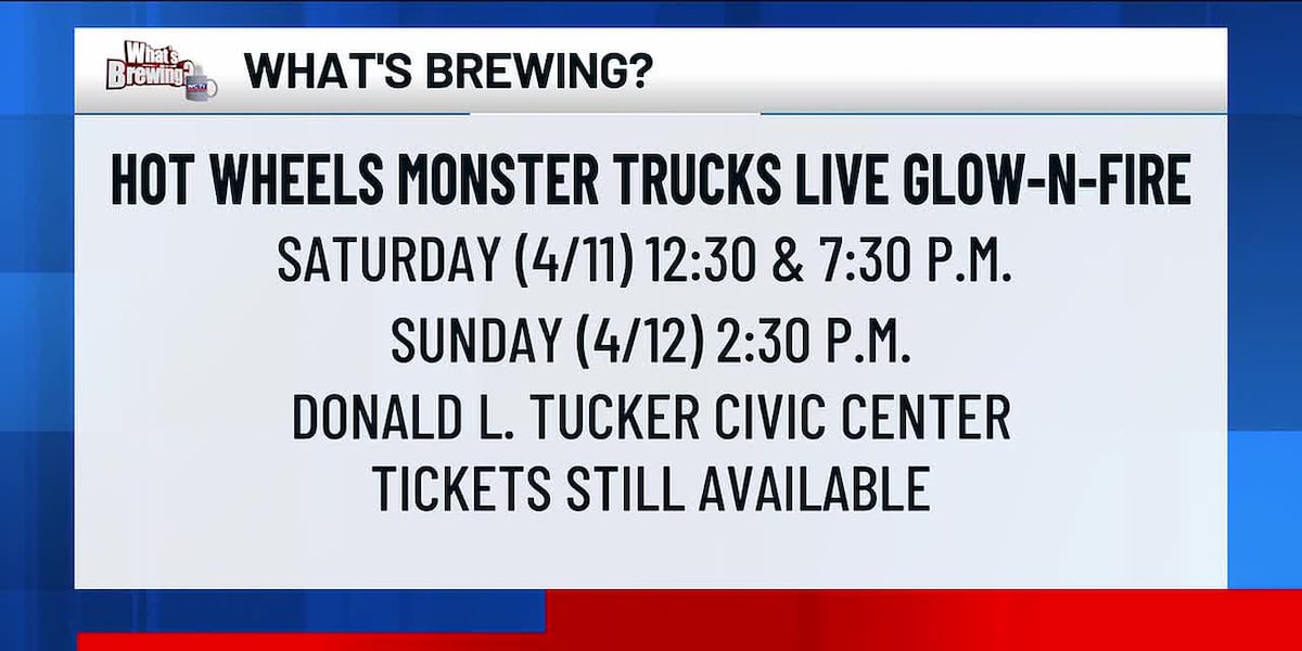 What’s Brewing - Hot Wheels Monster Trucks Live Glow-N-Fire tour