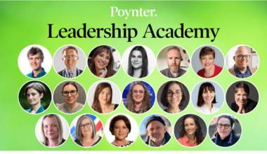 Poynter names 20 journalists selected for competitive 2026 Leadership Academy