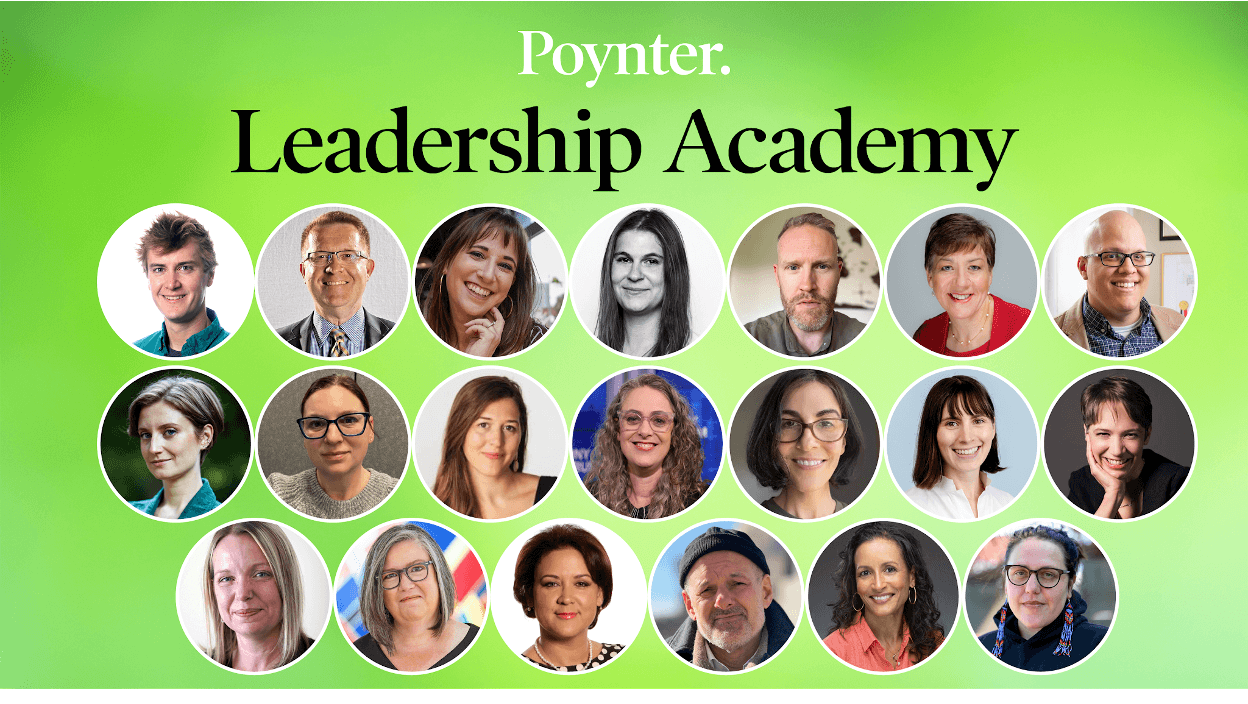 Poynter names 20 journalists selected for competitive 2026 Leadership Academy