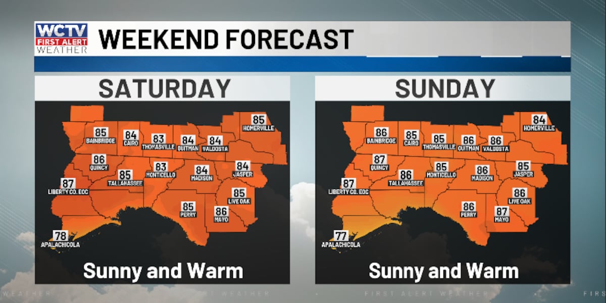 Cam is breaking down your weekend forecast ☀️😎