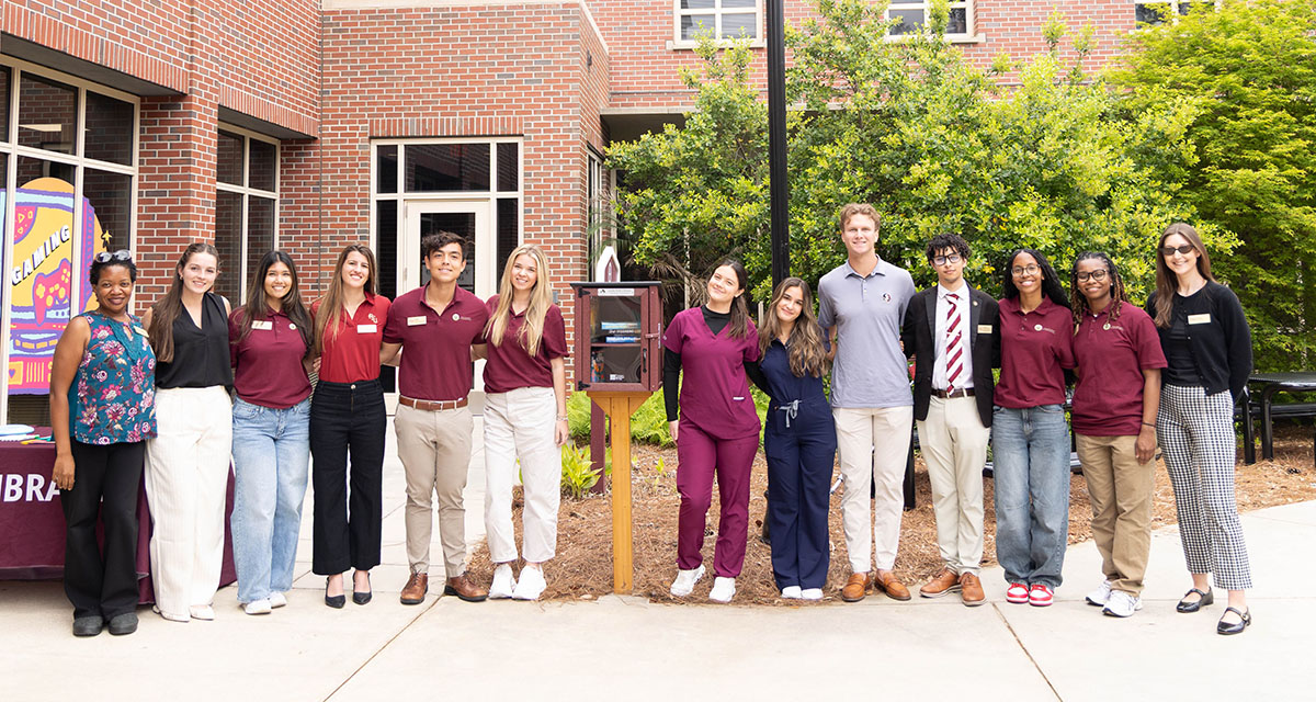FSU Libraries and FSU Student Union Board launch Little Free Library on campus
