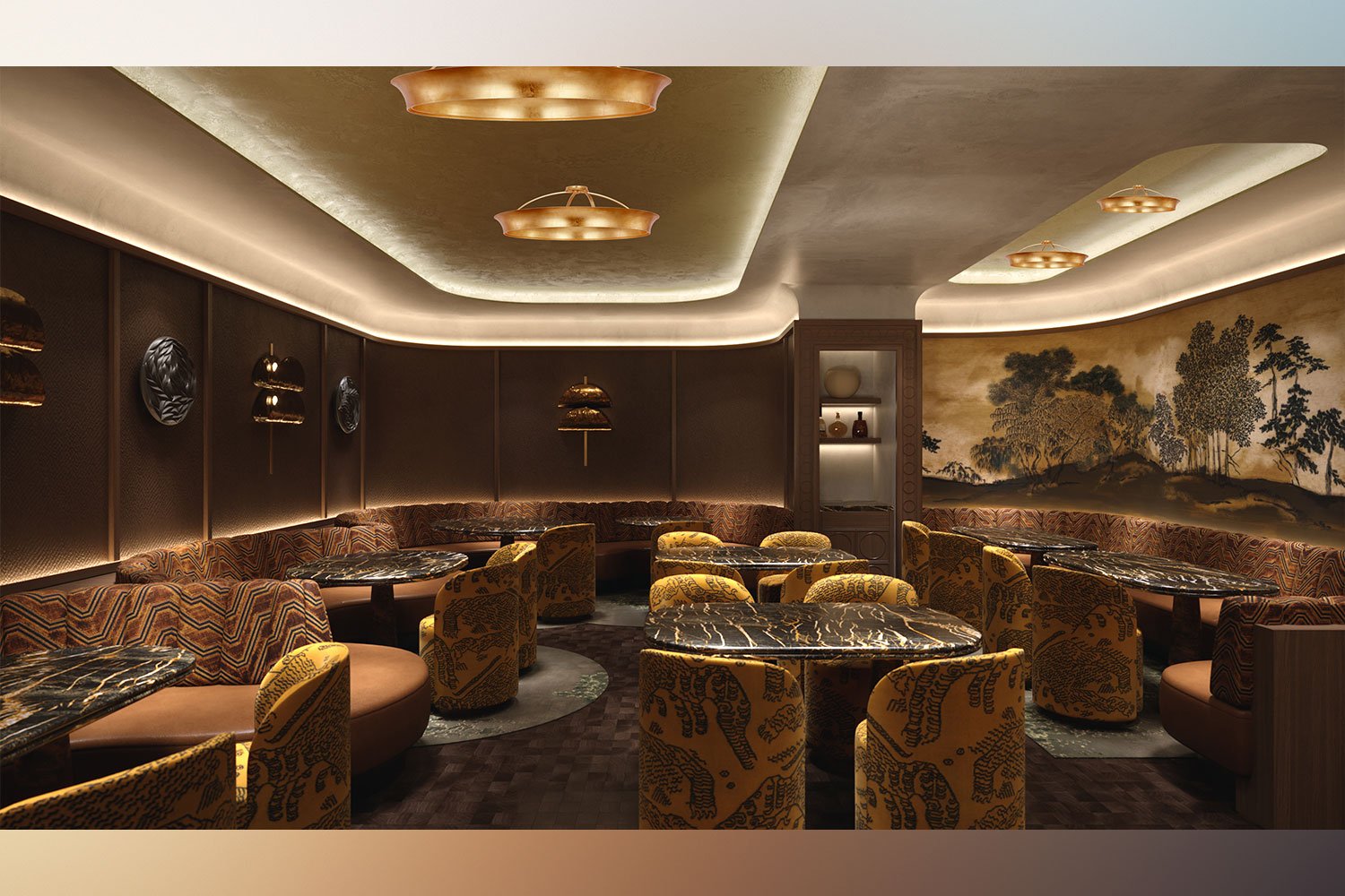 Renders for Hoño Japanese restaurant planned for E11even Club Hotel & Residences in Miami’s Park West