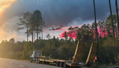 U.S. Forest Service says 50% of wildfire that crossed into South Georgia is contained, covers nearly 4K acres