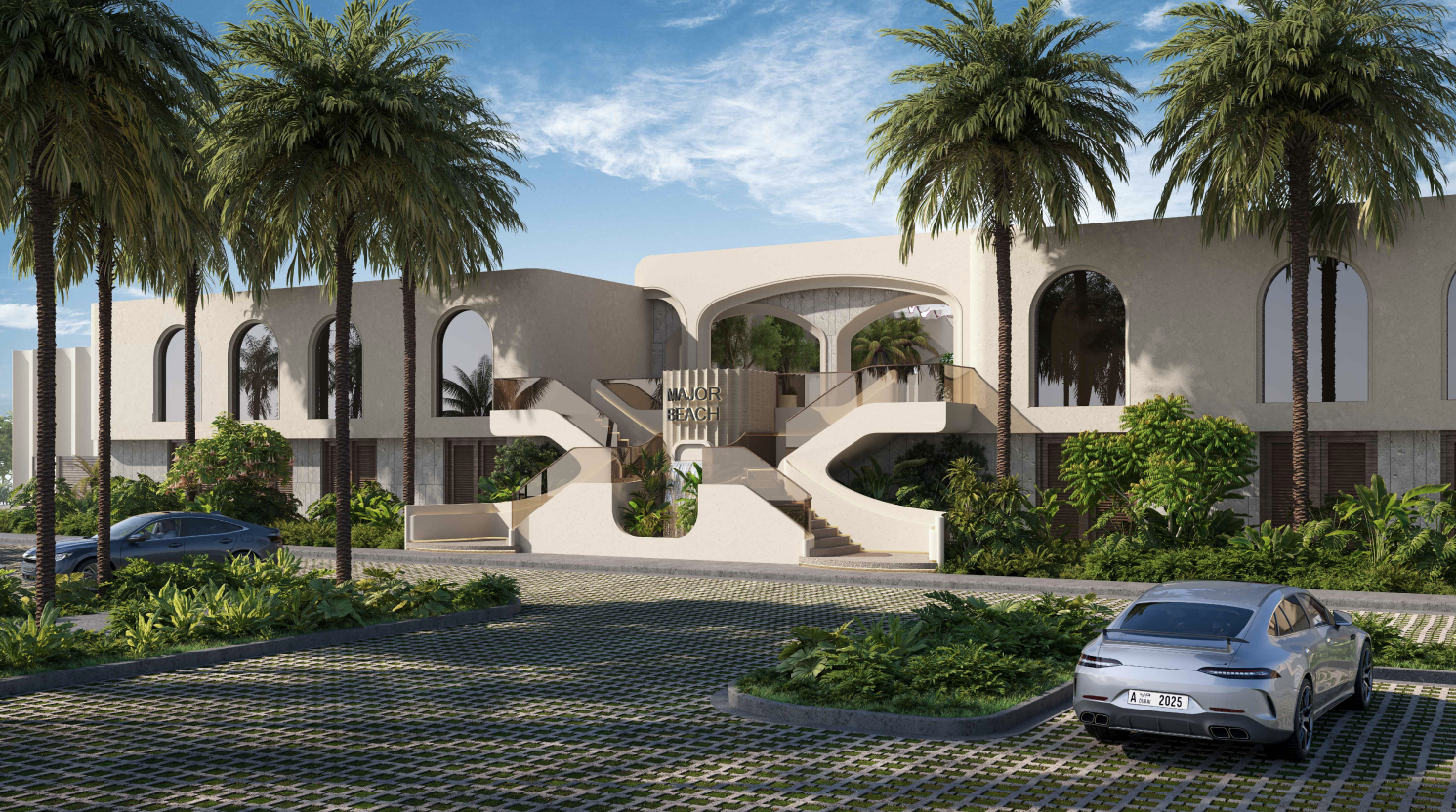 A rendering of the front of the proposed "Pier Park" development included in documents provided to the Miami Beach Planning Board on Feb. 3, 2026.