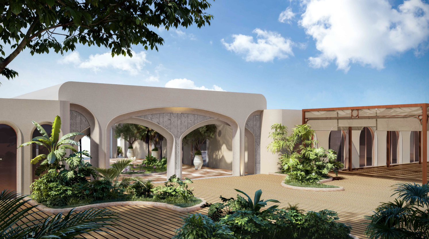 A rendering of the proposed "Pier Park" development included in documents provided to the Miami Beach Planning Board on Feb. 3, 2026.