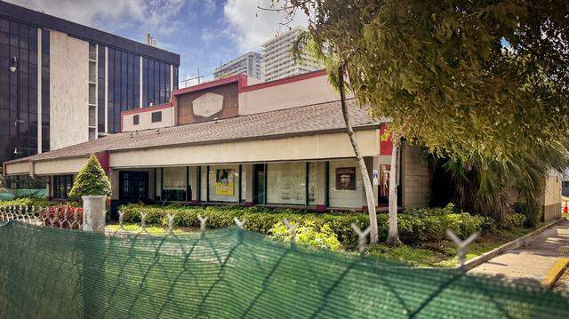 The Denny’s at 3600 Biscayne Blvd is closed and fenced off to make way for a residential tower.
