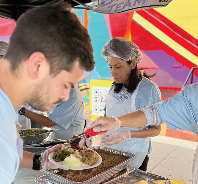 Massive street outreach for homeless and hungry