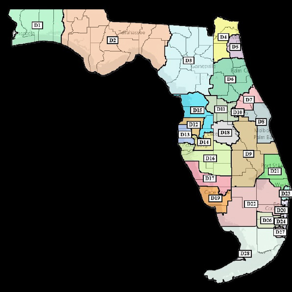 Democrats denounce new Florida district map