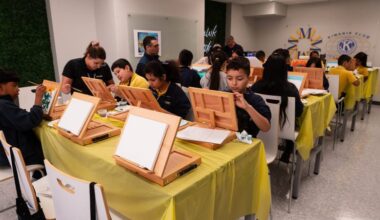Carnaval Miami poster artist inspires students at Mater Kiwanis Academy