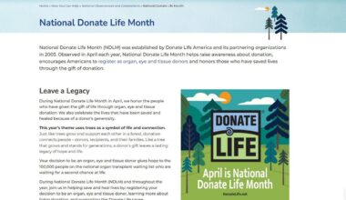 The Hillsborough County Tax Collector’s Office is launching National Donate Life Month with a meaningful tribute. (National Donate Life Month)