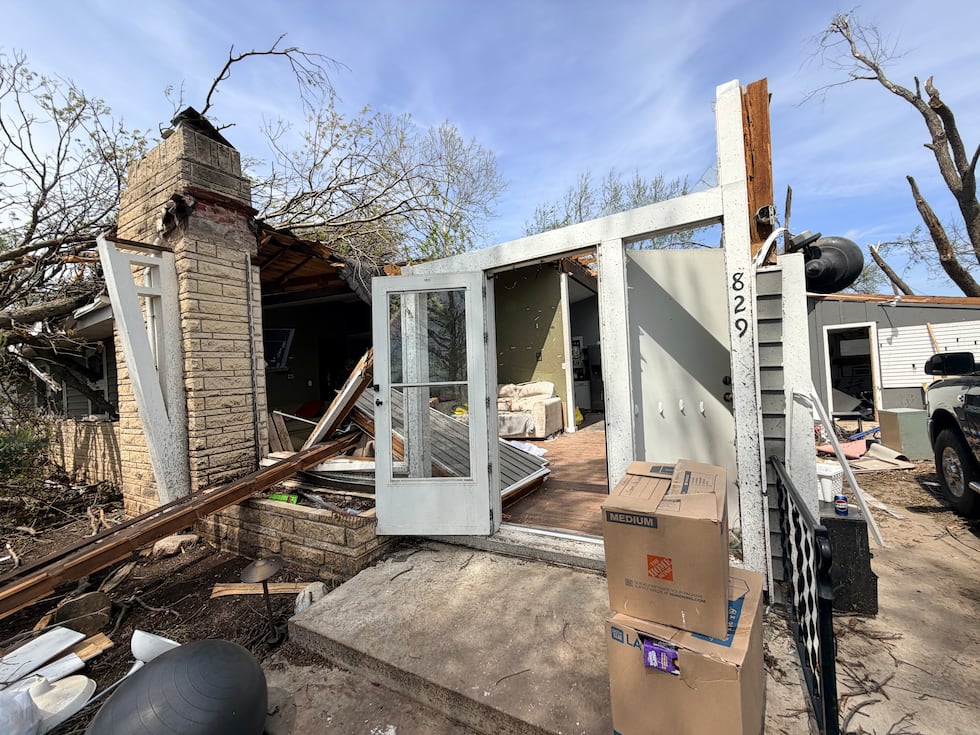 A tornado damaged several homes in Ottawa, Kansas, on the evening of April 13, 2026.