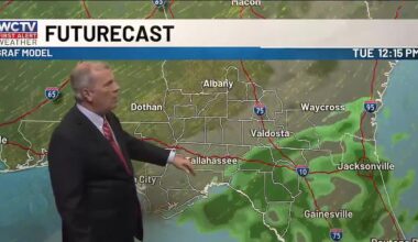 A breezy Tuesday on tap with scattered showers possible
