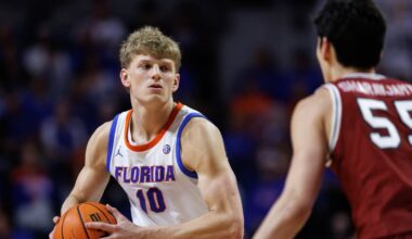 Thomas Haugh decides to stay at Florida for senior basketball season