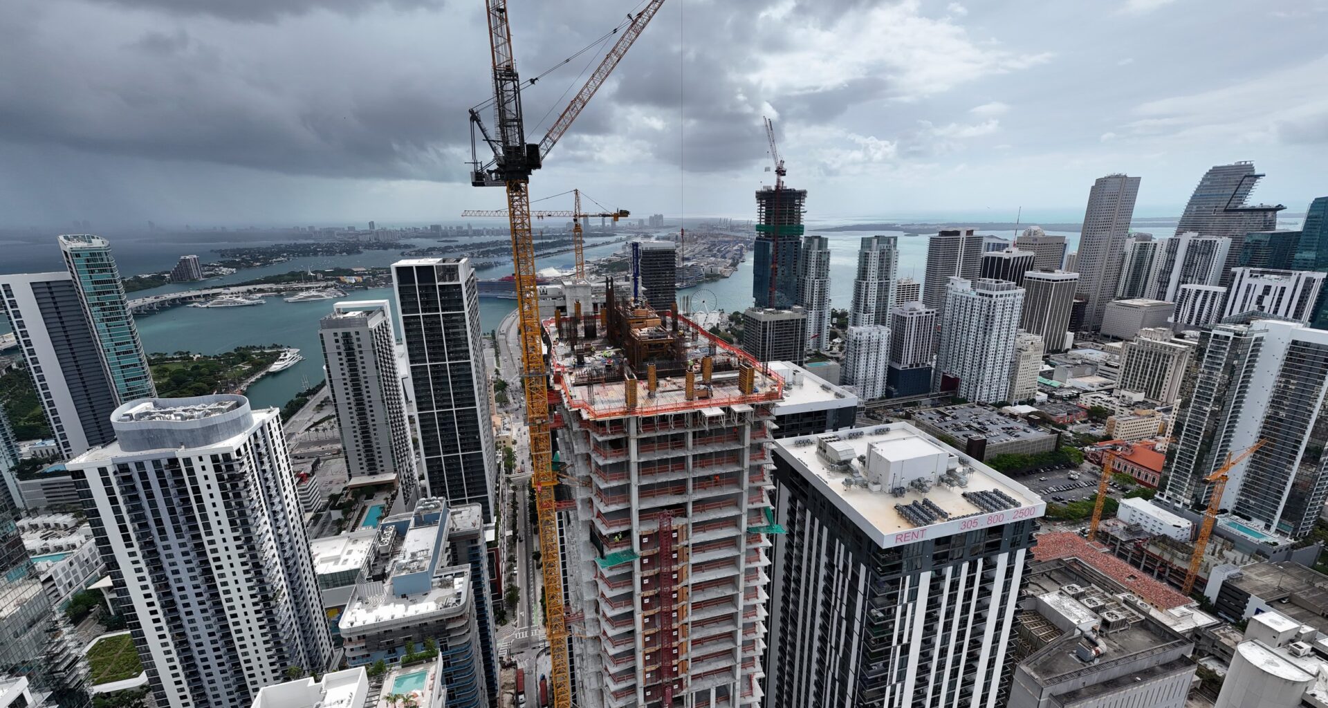 Okan Tower Reaches 75% Structural Completion As Construction Passes 50th Floor in Downtown Miami — PROFILEmiami South Florida Real Estate and Lifestyle