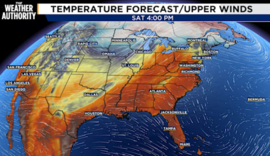 Near-record highs possible before a front brings much cooler temperatures