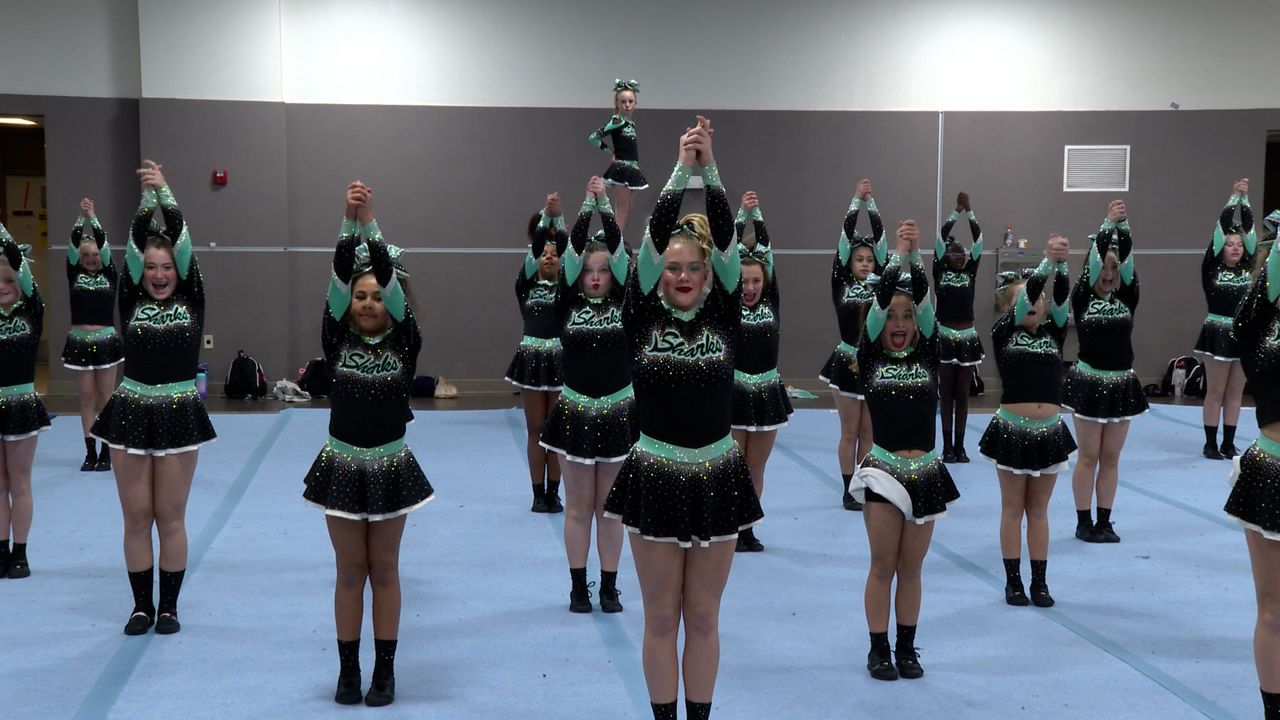 Central Florida Sharks cheerleading