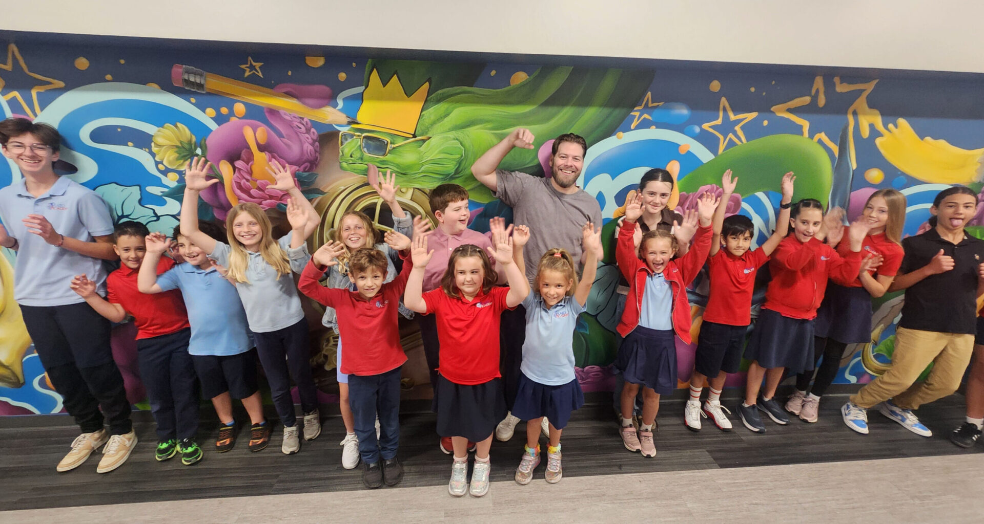 Plato Academy adds murals to the ‘curriculum’